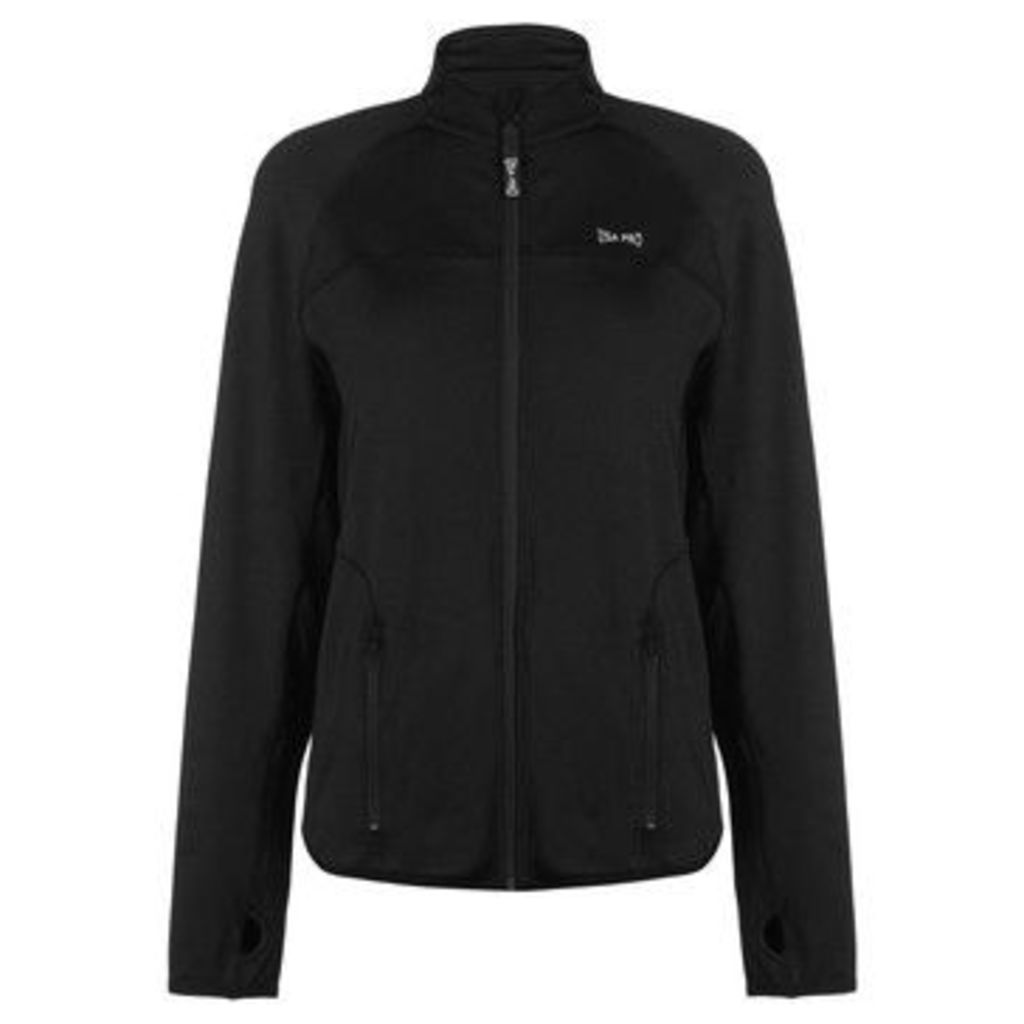 Usa Pro  Fitness Jacket  women's Tracksuit jacket in Black