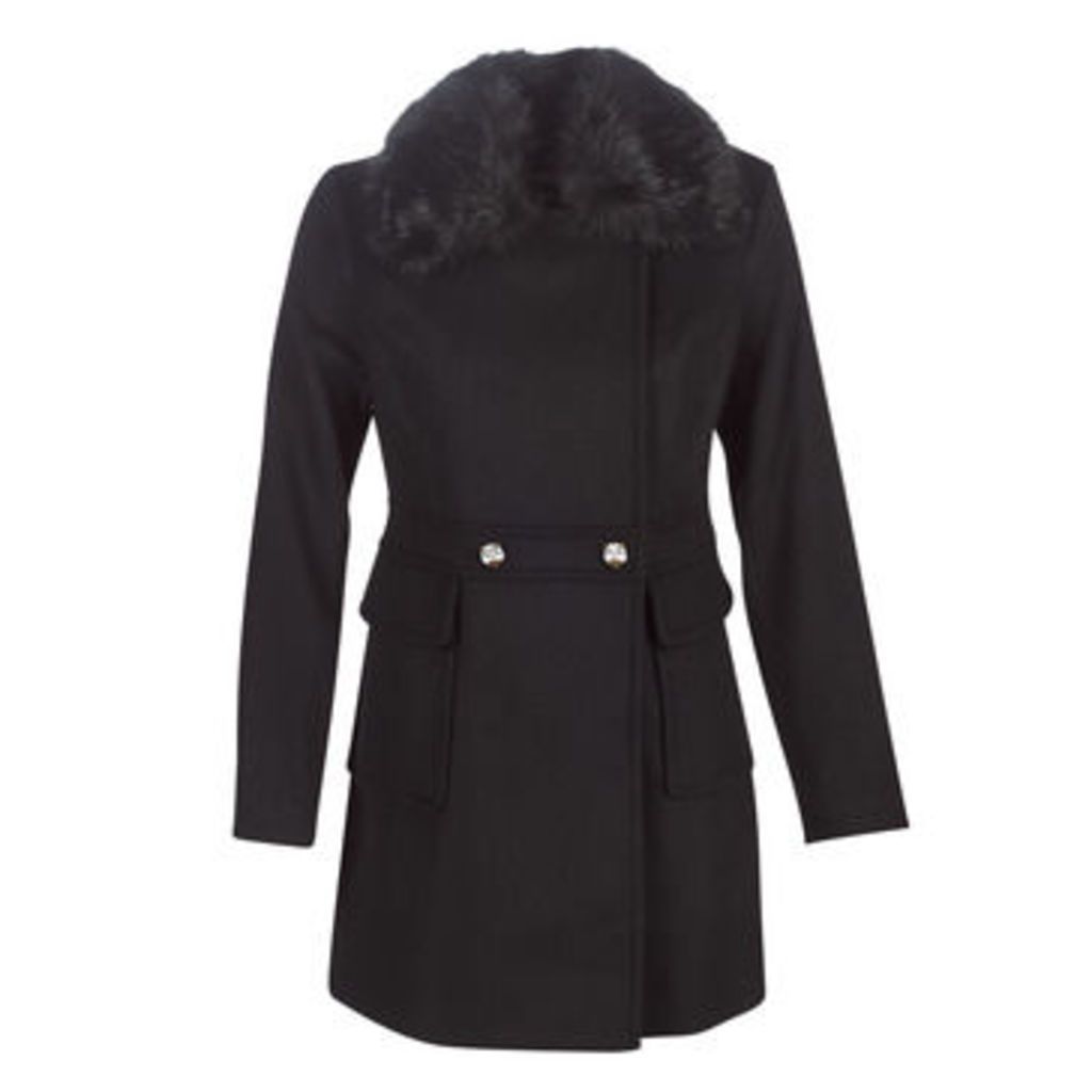 LUCINA  women's Coat in Black