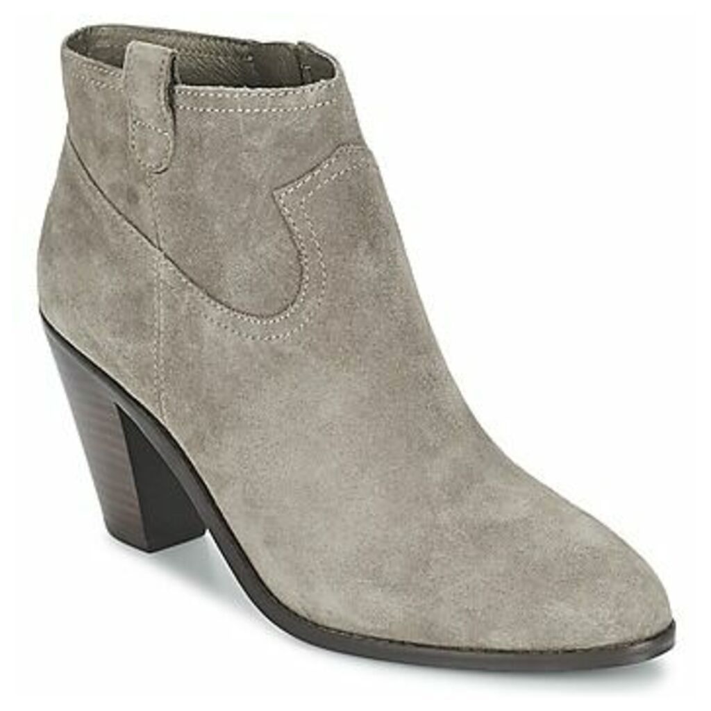 IVANA  women's Low Ankle Boots in Grey