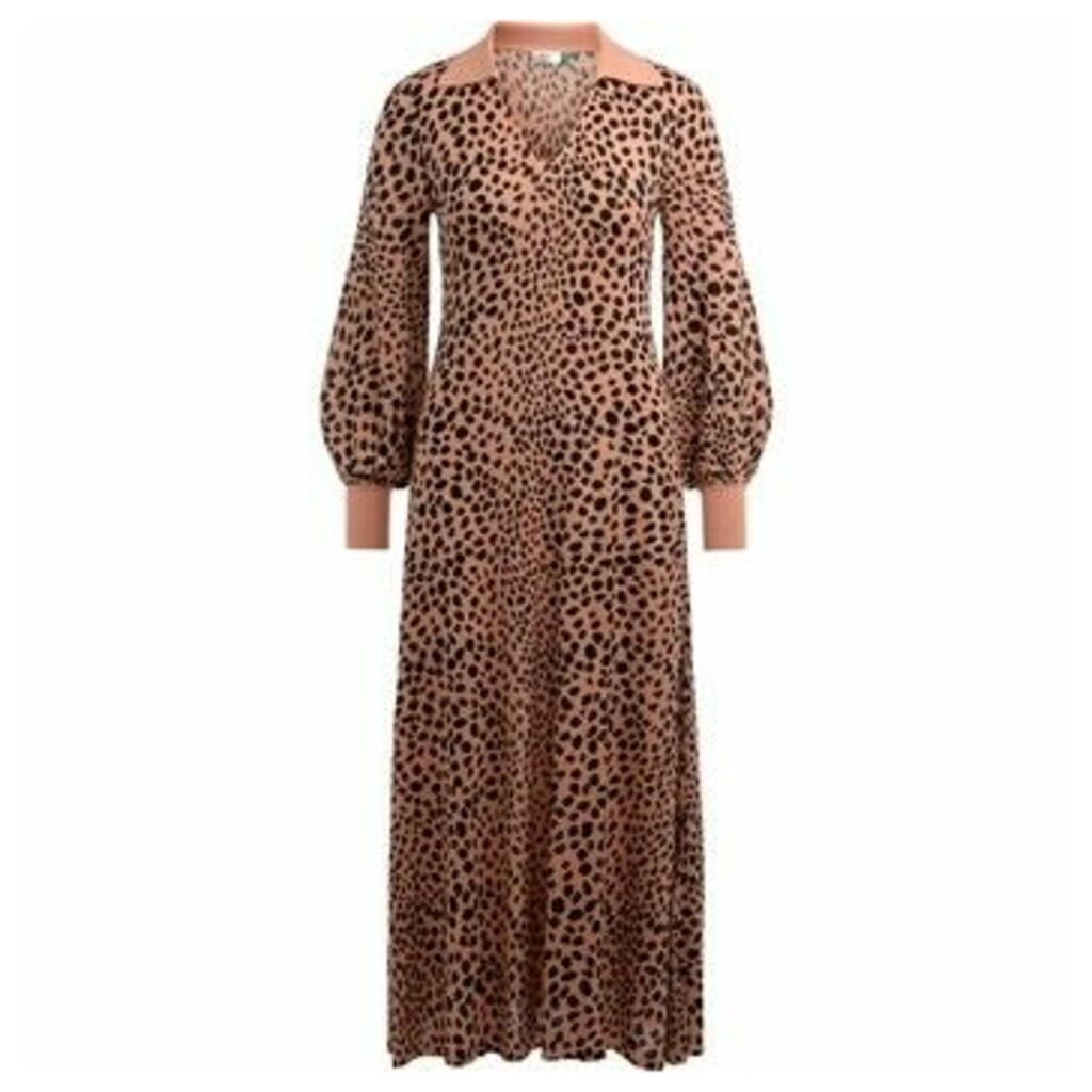Piper dress in leopard print  women's Long Dress in Other