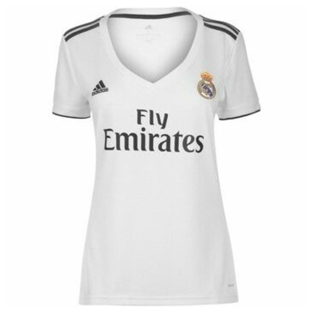 adidas  Real Madrid Home Shirt 2018 2019 Ladies  women's T shirt in White