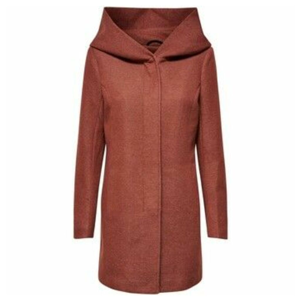 Only  ABRIGO DE MUJER  women's Coat in Brown