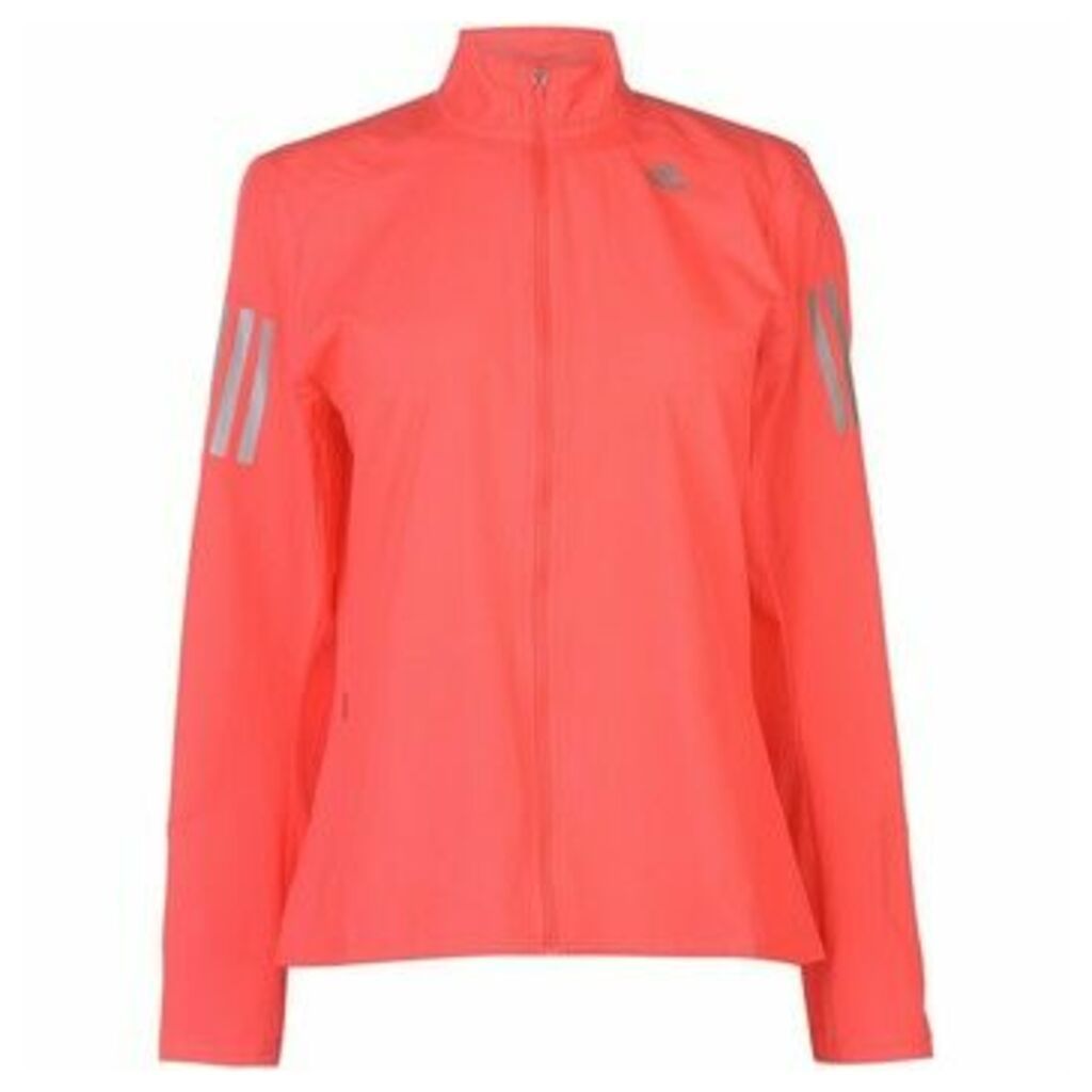 adidas  OTR Running Jacket Ladies  women's Tracksuit jacket in Red
