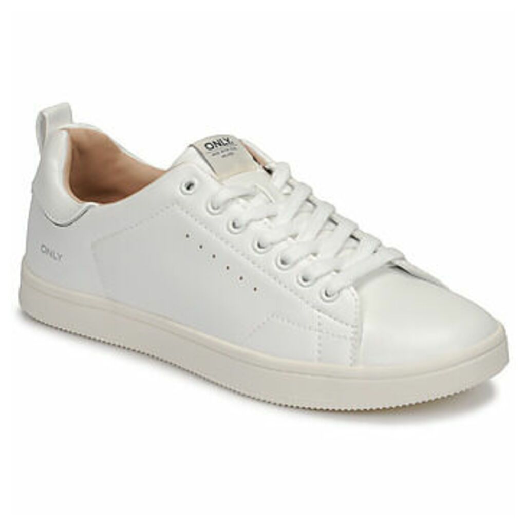 SHILO PU  women's Shoes (Trainers) in White