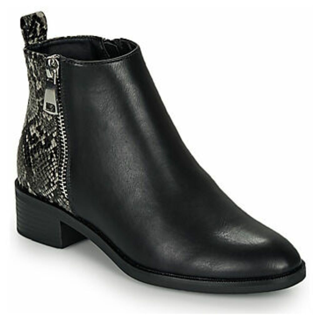 BRIGHT PU  women's Mid Boots in Black