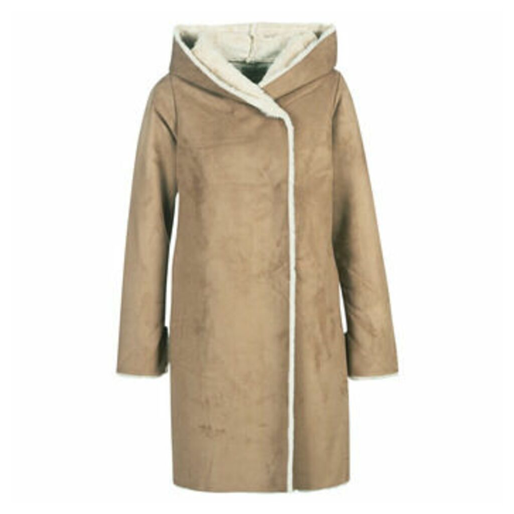 GALABAGUE  women's Coat in Brown