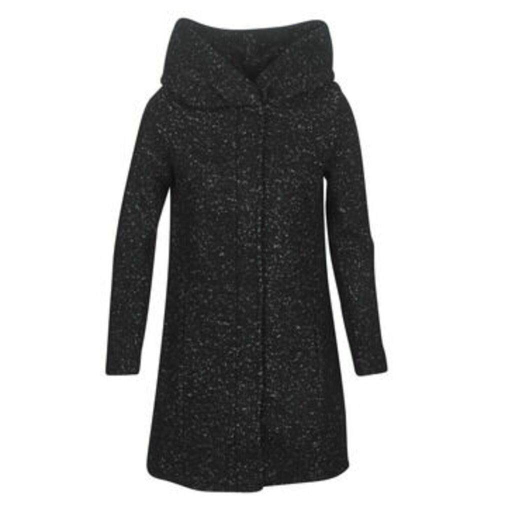 VICANIA  women's Coat in Black