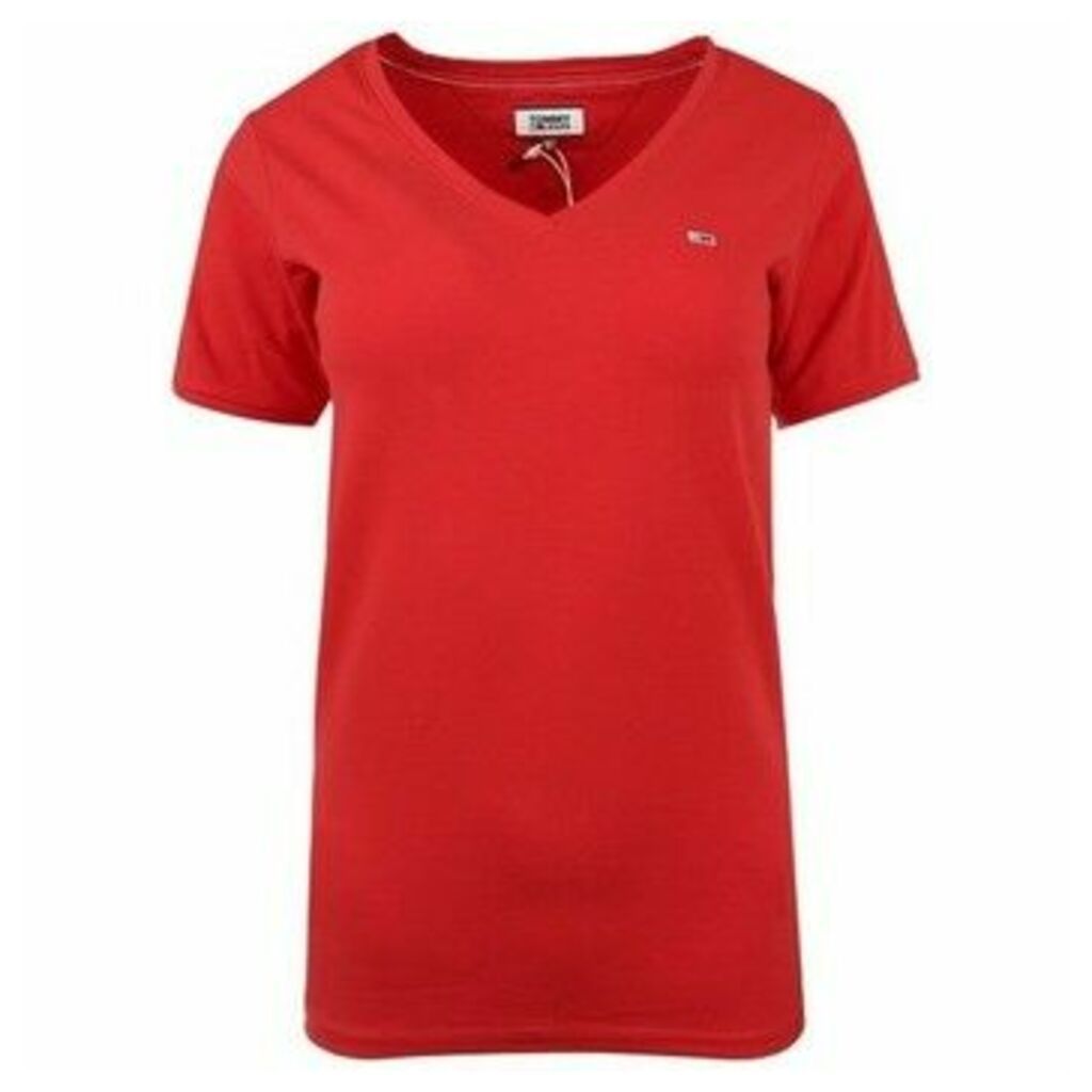 Tommy Hilfiger  DW0DW06320667  women's T shirt in Red
