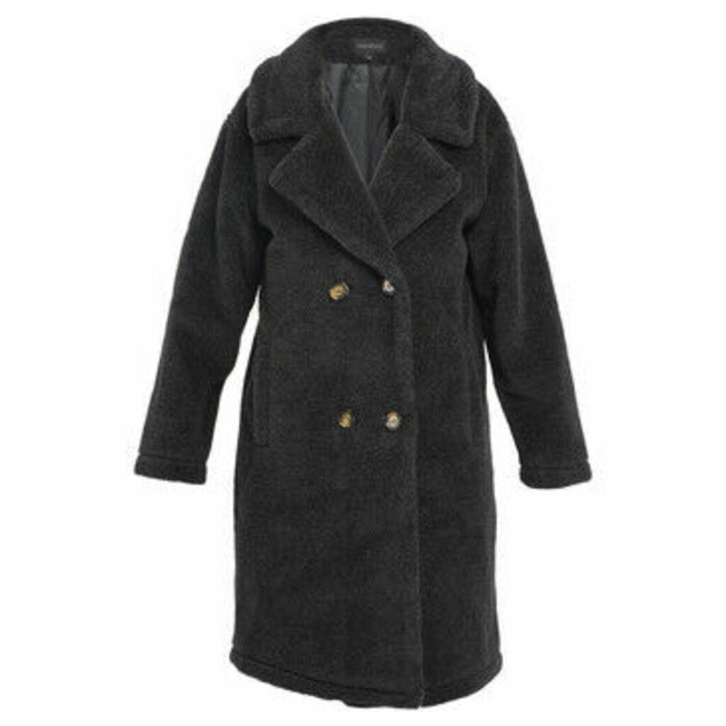 Long coat in wool AMAZING  women's Coat in Black