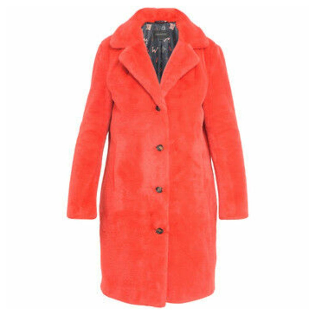 CYBER  women's Coat in Red