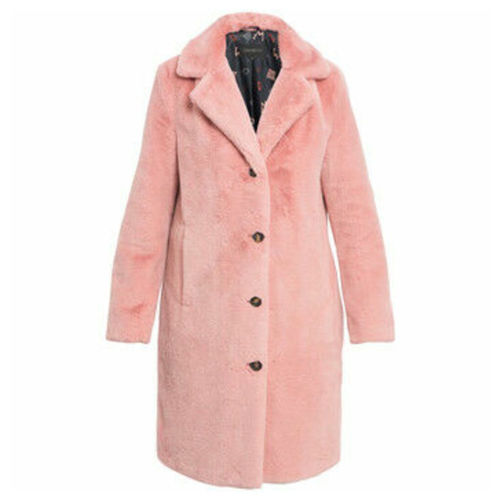 Fur imitation coatCYBER  women's Coat in Pink