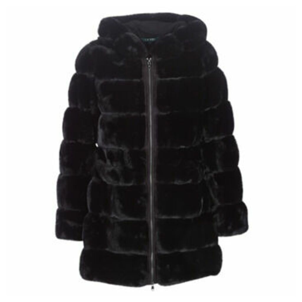 Lauren Ralph Lauren  HD STK FXFUR  women's Coat in Black