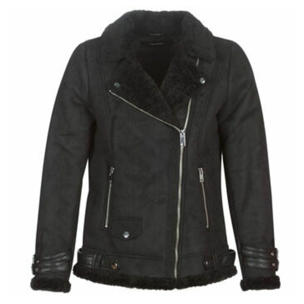 VMANNA  women's Leather jacket in Black