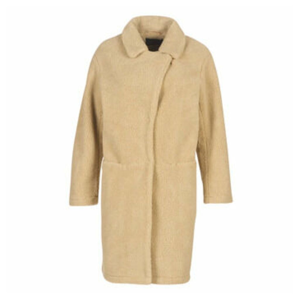 BONDED TEDDY JACKET  women's Coat in Beige