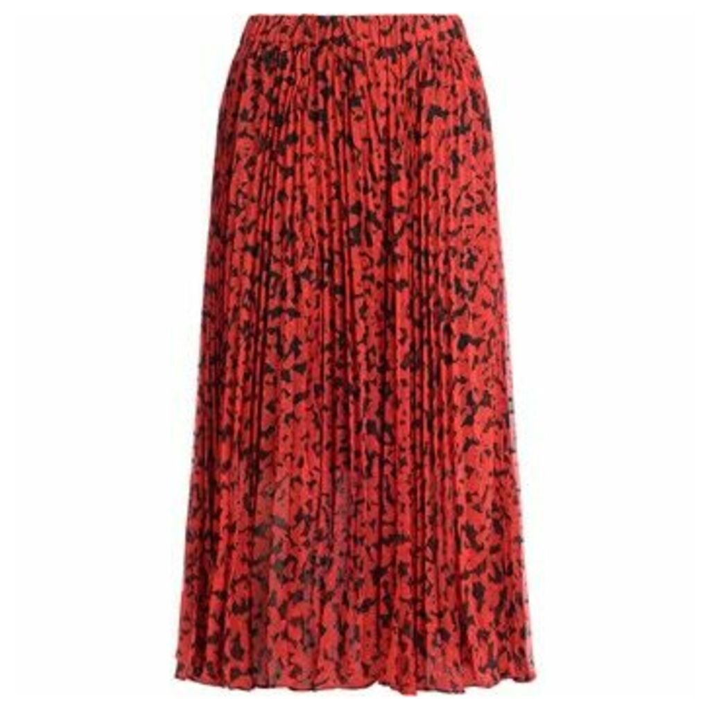 MICHAEL Michael Kors  pleated midi skirt with floral leaf print  women's Skirt in Other