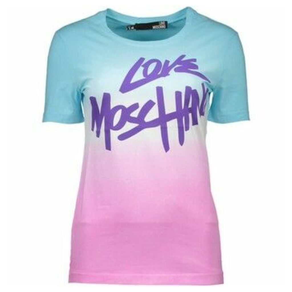 Love Moschino  T-shirt short sleeves Women W 4 F14 04 E 1257  women's T shirt in multicolour
