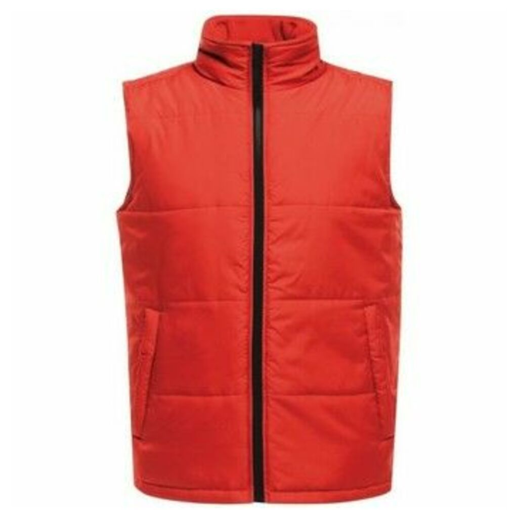 Access Insulated Body Warmer Red  women's Coat in Red