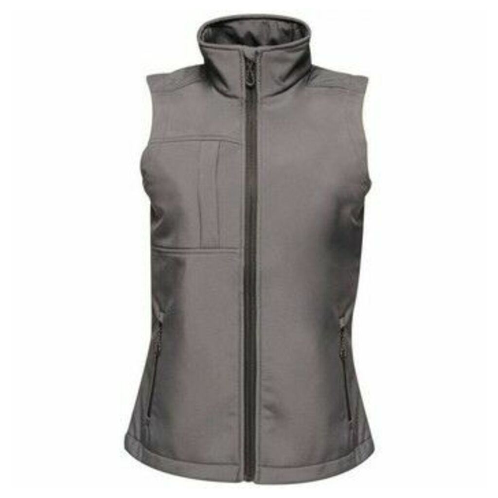 Professional  Octagon II 3 Layer Softshell Body Warmer Grey  women's Coat in Grey