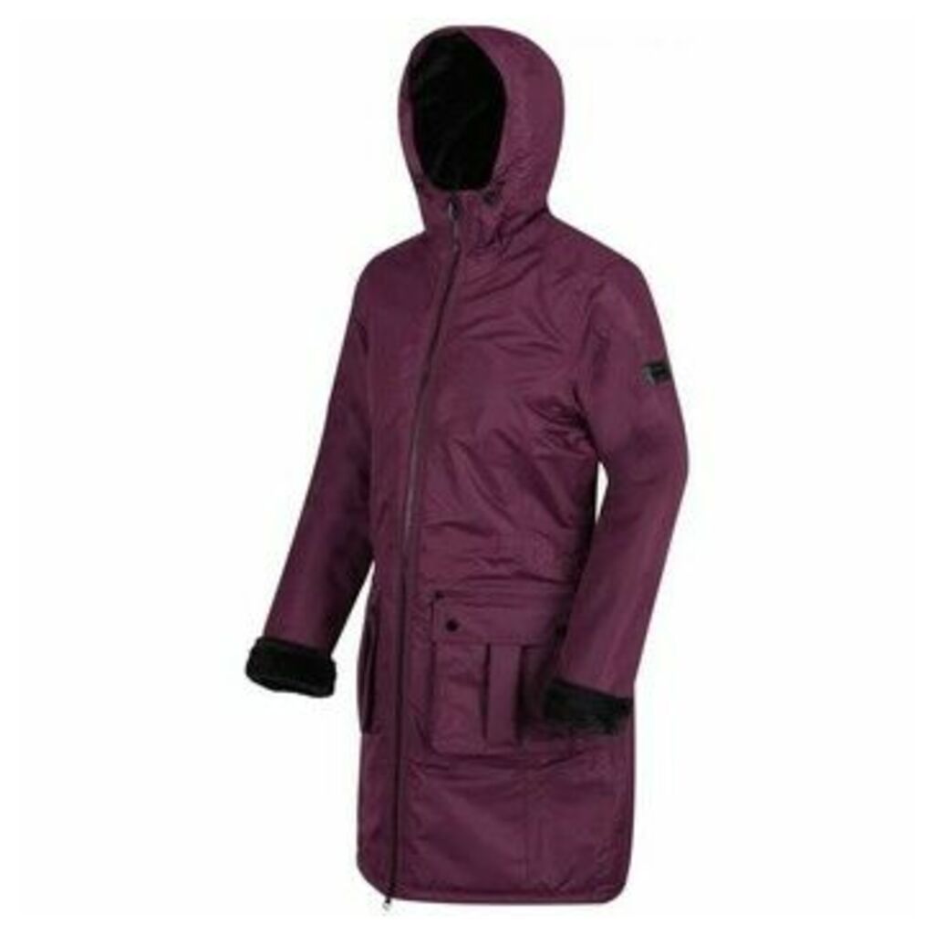 Romina Waterproof Insulated Jacket Purple  women's Parka in Purple