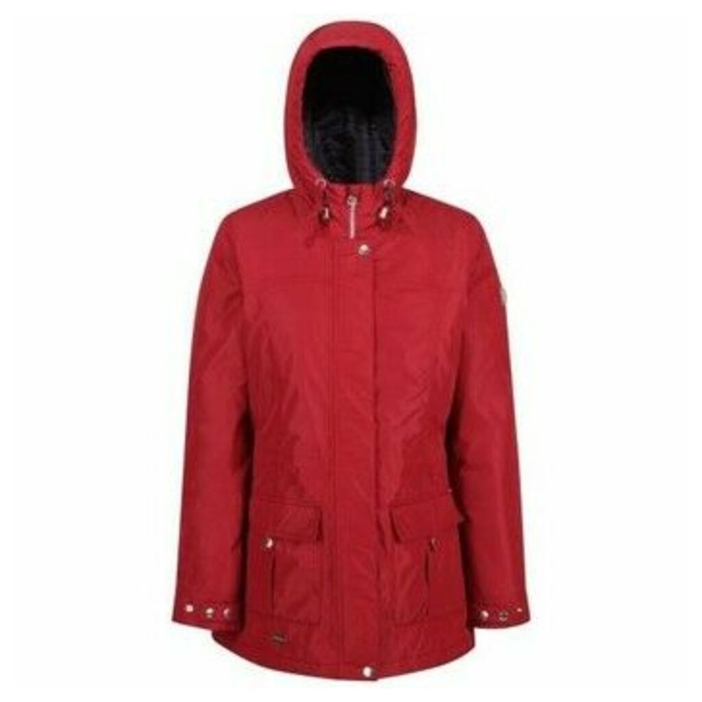 Regatta  Braelynn Long Length Waterproof Insulated Jacket Red  women's Coat in Red