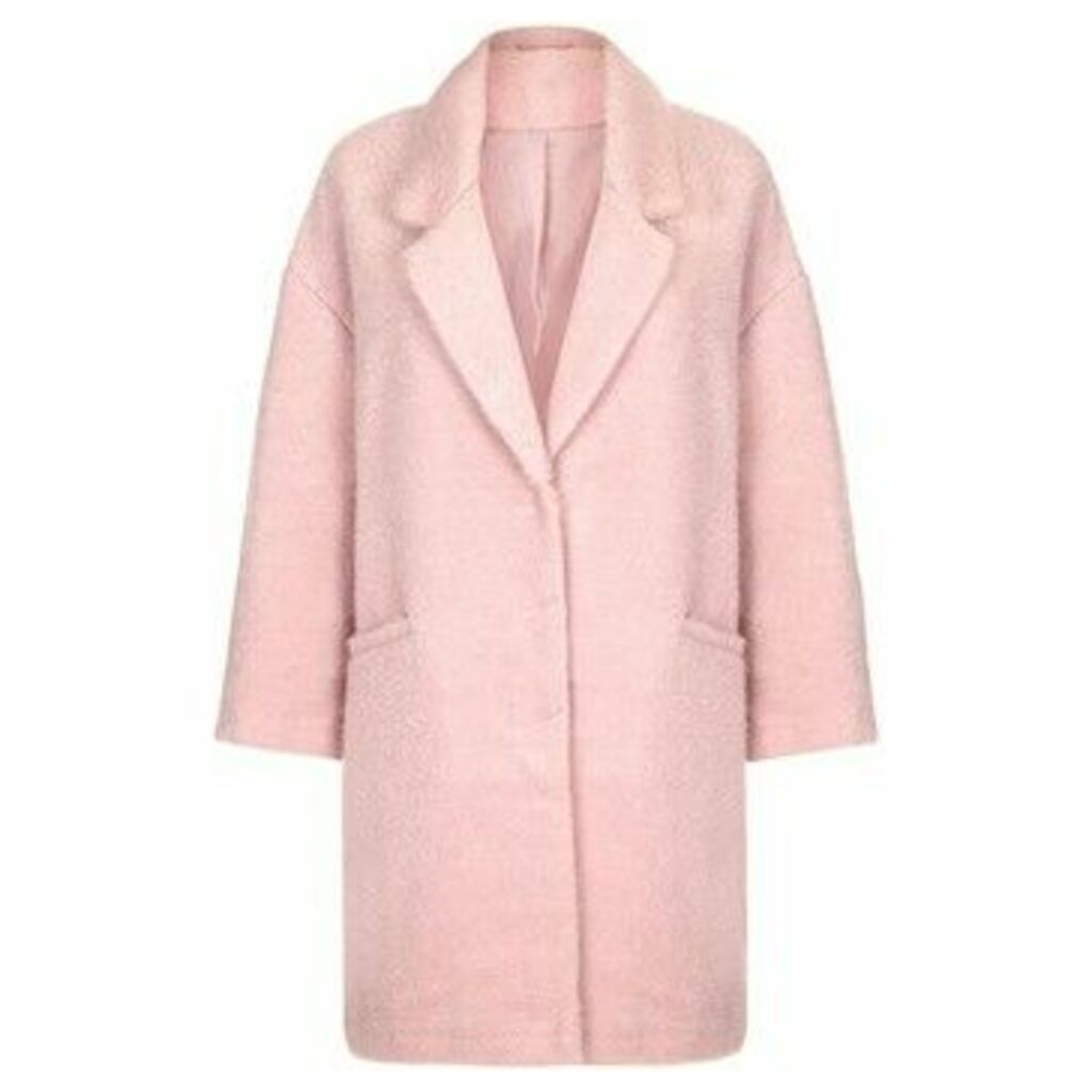 Womens Faux Mohair Oversized Winter Coat  women's Coat in Pink. Sizes available:One size