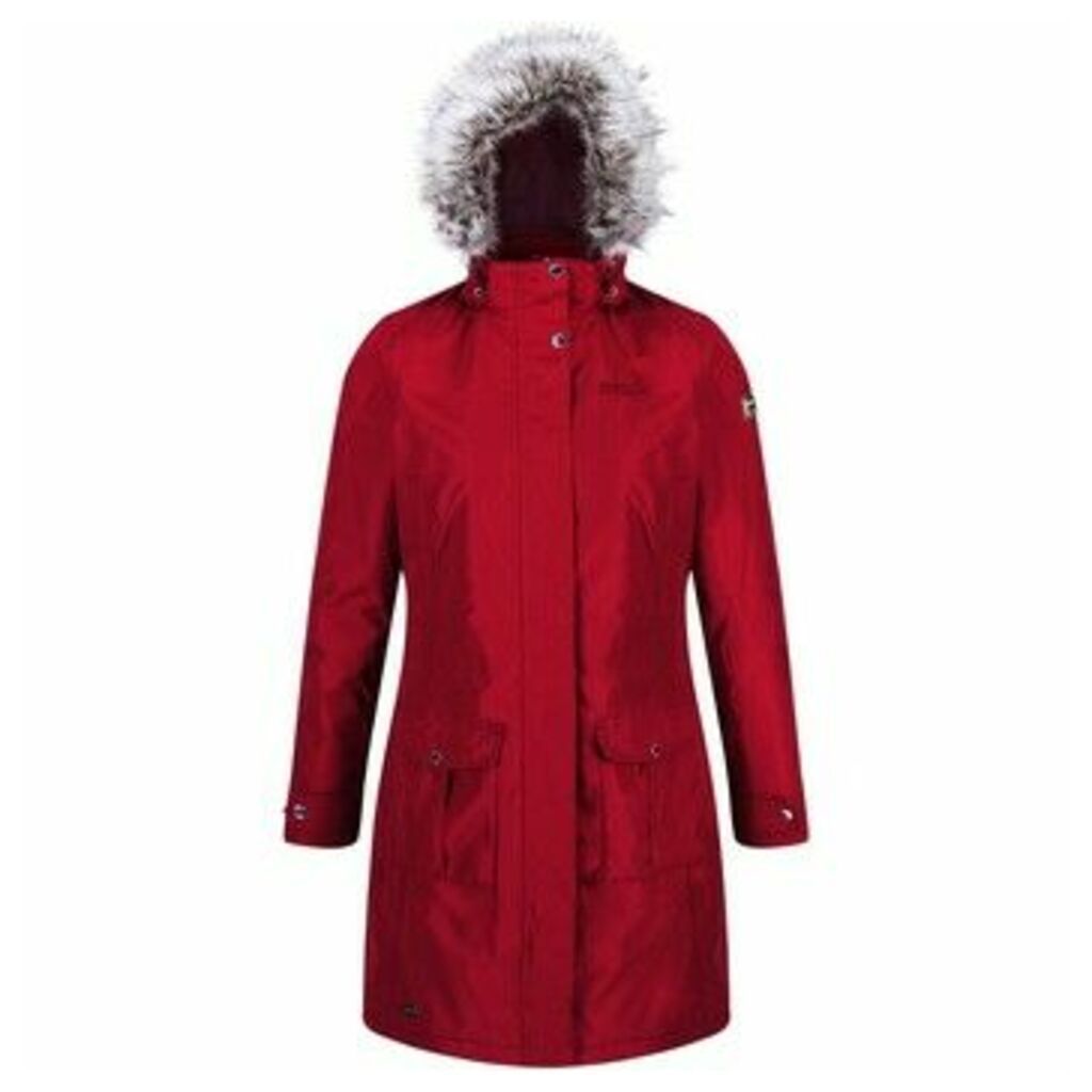 Regatta  Lumexia II Waterproof Insulated Parka Jacket Red  women's Coat in Red