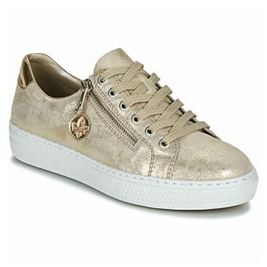 LIROS  women's Shoes (Trainers) in Gold