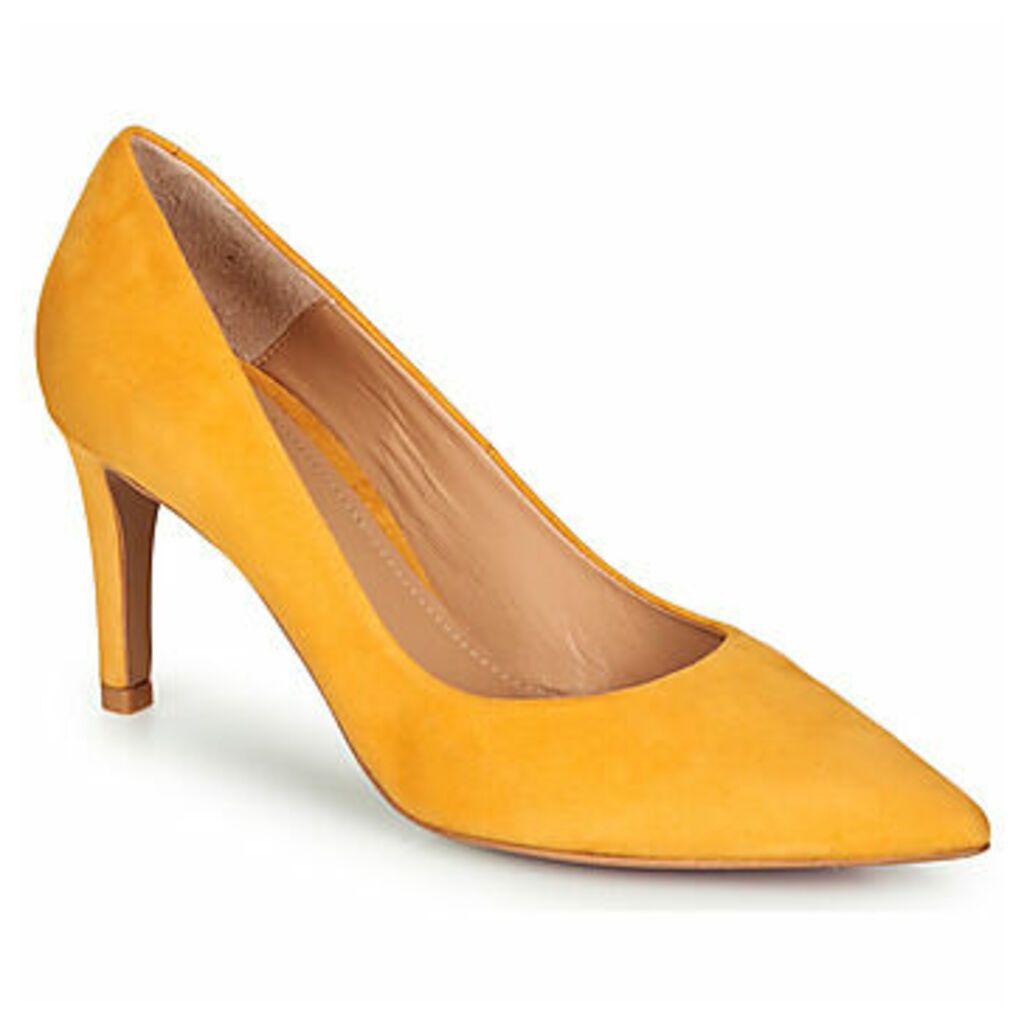 10509-CAM-SAFFRON  women's Court Shoes in Yellow