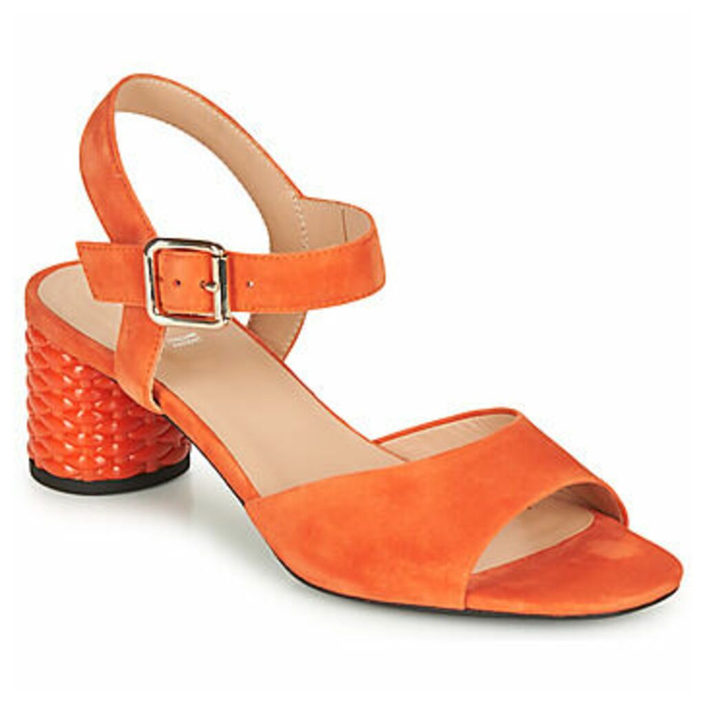 D ORTENSIA MID SANDA  women's Sandals in Orange