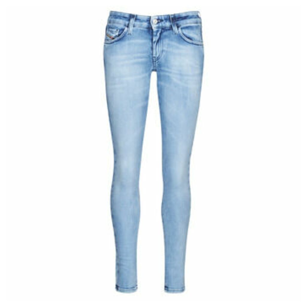 SLANDY LOW  women's Skinny Jeans in Blue