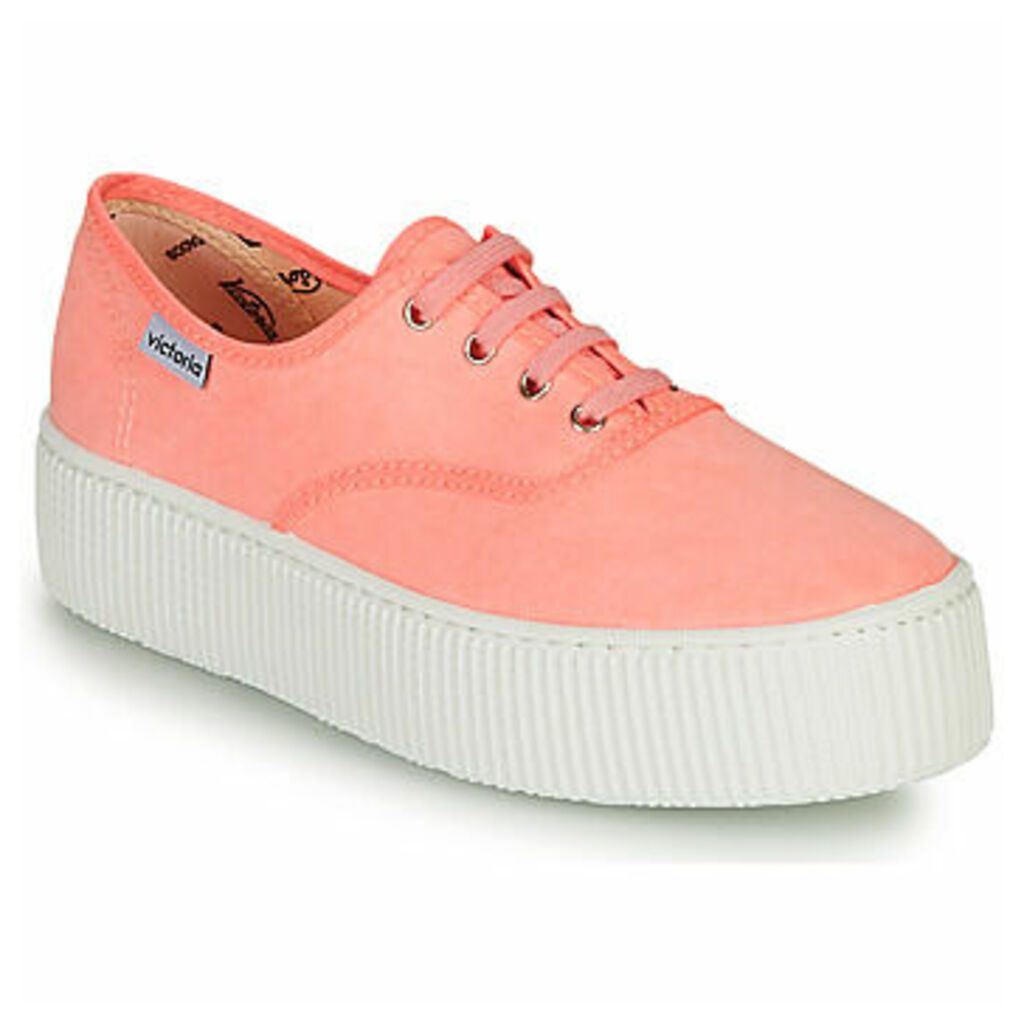 DOBLE FLUO  women's Shoes (Trainers) in Pink