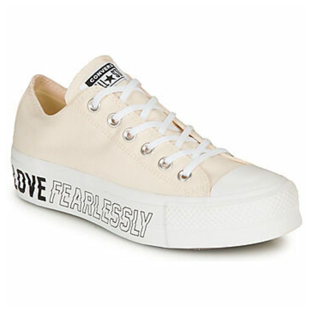 CHUCK TAYLOR ALL STAR LIFT - OX  women's Shoes (Trainers) in Beige
