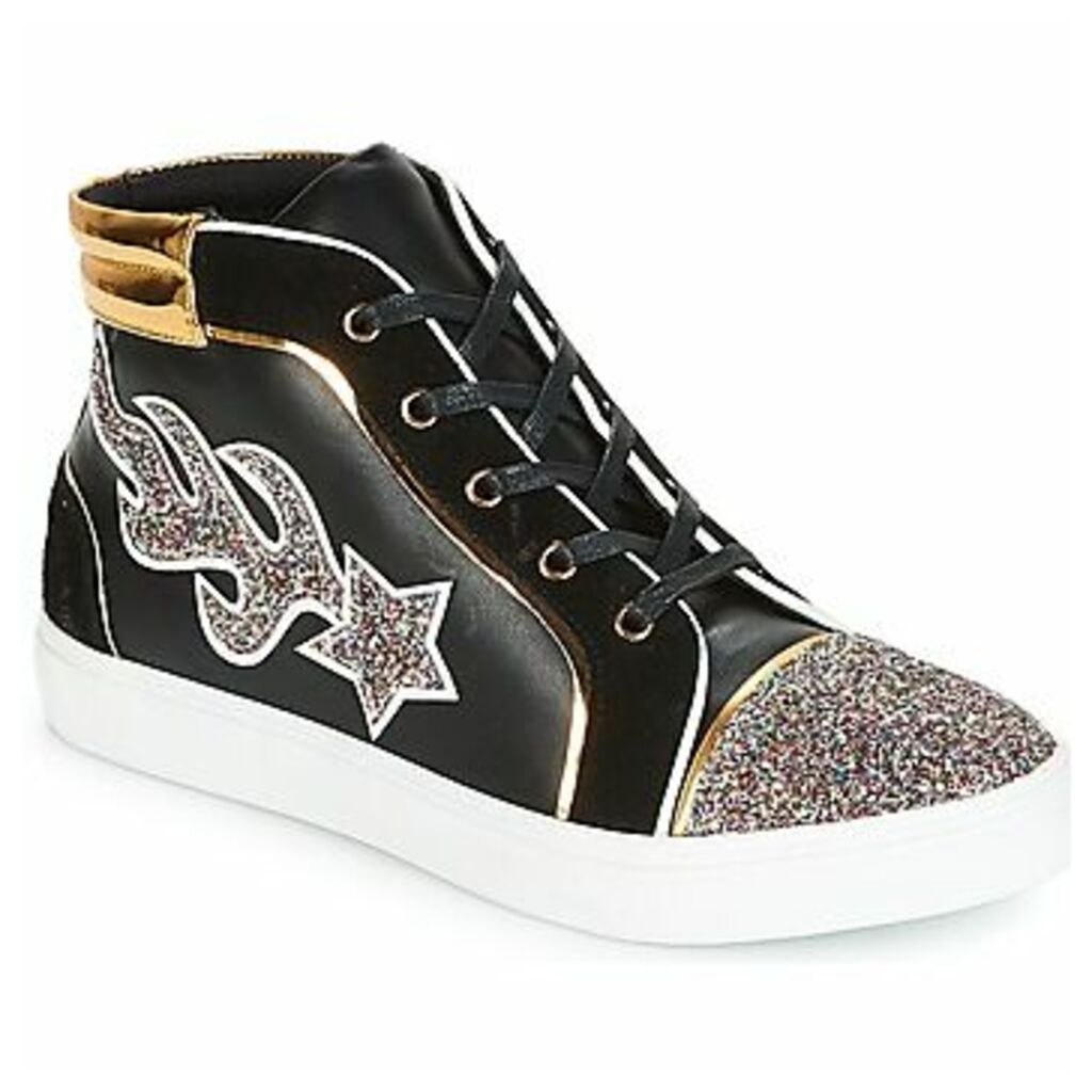 LOTUS  women's Shoes (High-top Trainers) in Black