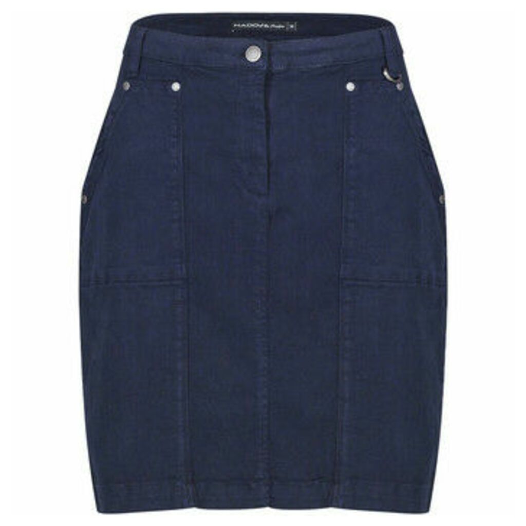 Mado Et Les Autres  Stretch cotton skirt  women's Skirt in Blue
