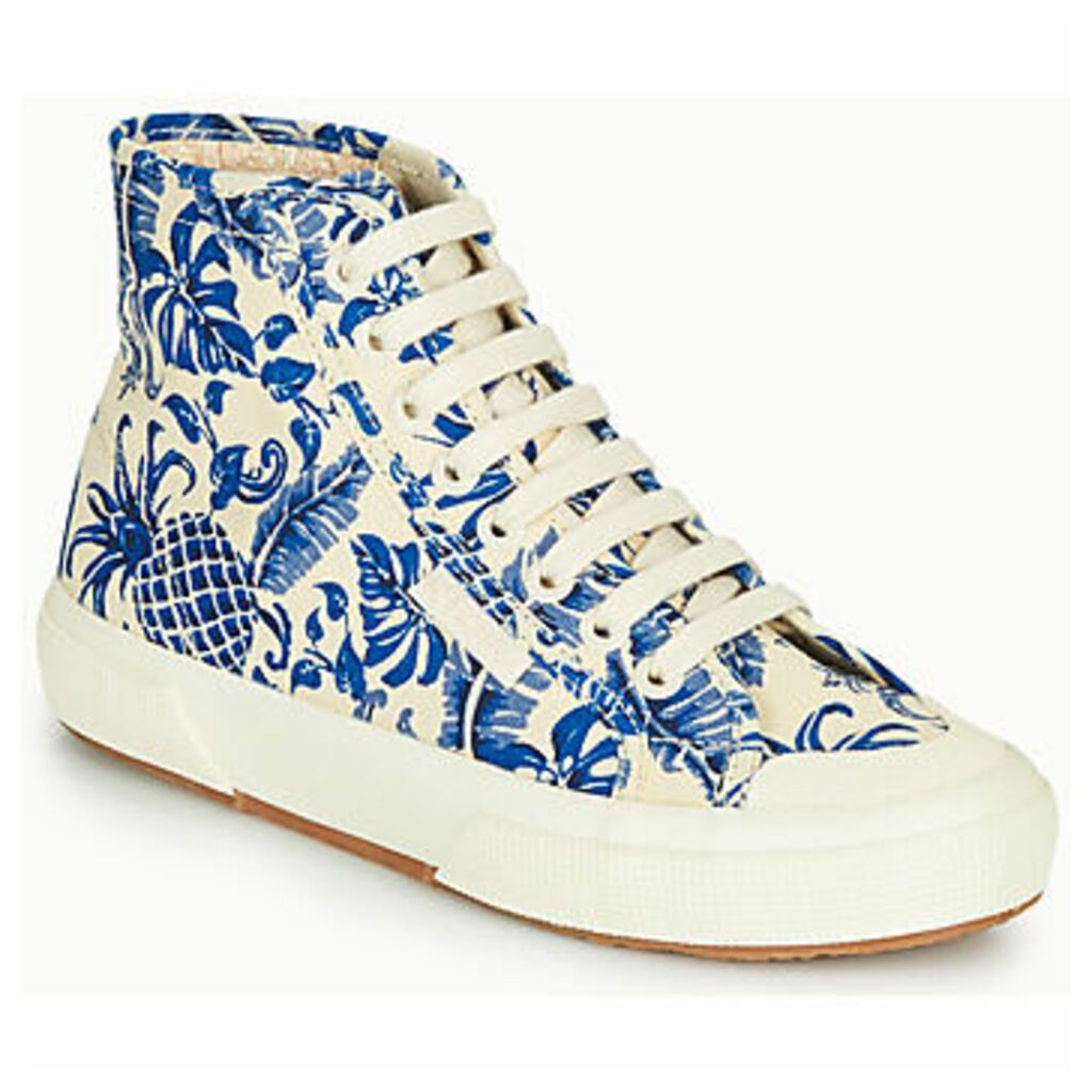 2295-COTFANW  women's Shoes (High-top Trainers) in Blue