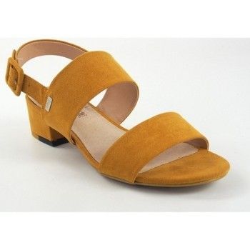 Mustard 57932  women's Sandals in Yellow