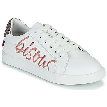SIMONE BISOUS  women's Shoes (Trainers) in White