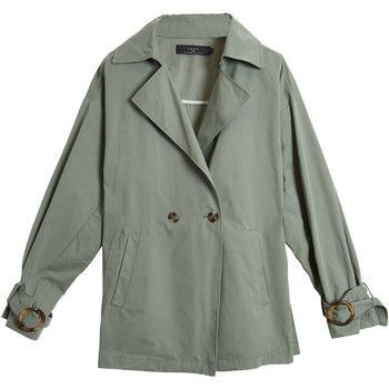 trench  women's Trench Coat in Green
