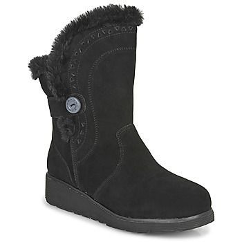 KEEPSAKES WEDGE  women's Mid Boots in Black. Sizes available:7