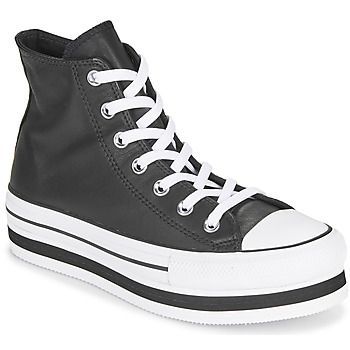 CHUCK TAYLOR ALL STAR PLATFORM LAYER - RETRO TONES  women's Shoes (High-top Trainers) in Black