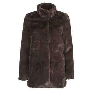 VMTHEA  women's Coat in Brown. Sizes available:M