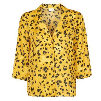 JDYROCK  women's Blouse in Yellow. Sizes available:UK 10