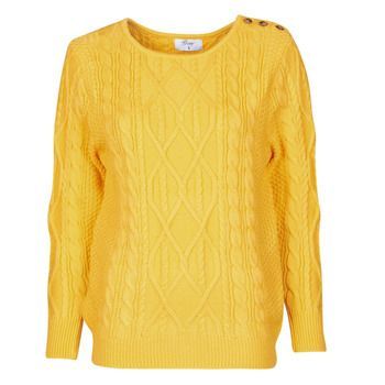 JEDRO  women's Sweater in Yellow