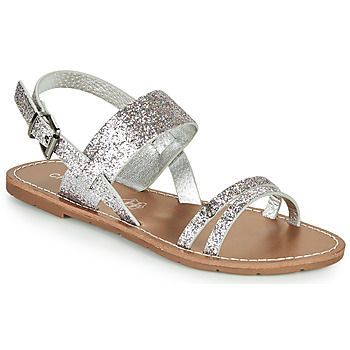 MONIA  women's Sandals in Silver. Sizes available:4,5,6,6.5
