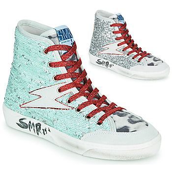 YOTE  women's Shoes (High-top Trainers) in Silver