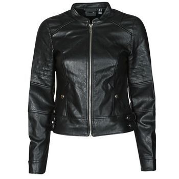 VMLOVE  women's Leather jacket in Black. Sizes available:M