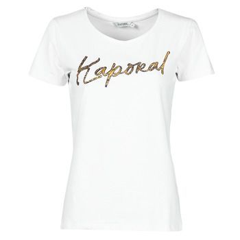 PETER  women's T shirt in White. Sizes available:S,M,L,XL,XS