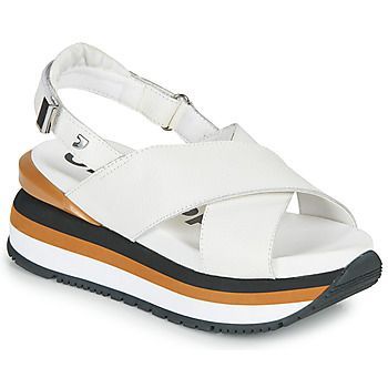METAIRIE  women's Sandals in White. Sizes available:6.5