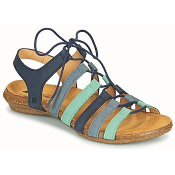 WAKATAUA  women's Sandals in Blue. Sizes available:3,5