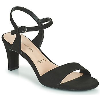 MELIAH  women's Sandals in Black. Sizes available:6,6.5,7.5